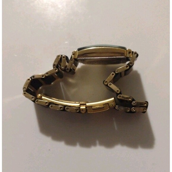 Rado Jubile 18mm Black Gold Womens Quartz Diamond Wristwatch Ceramic Bracelet main image 8